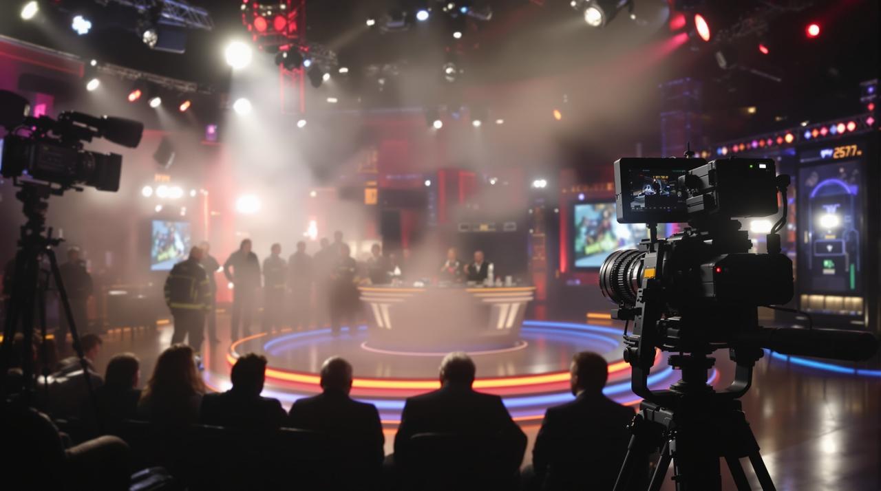 综艺节目录制现场突发意外，主持人当场晕倒